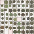 A large lot Roman provincial coins, all struck at Viminacium, the capital city of the Roman province of Moesia: Philippus I Arabs, Philippus II, Gordi...