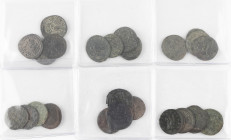 A nice starter collection of 24 Antoniniani with different reverses: 4 x Probus; 4 x Carus; 4 x Carinus; 4 x Numerianus; 4 x Diocletianus; 4 x Maximia...