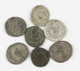 Interesting lot of 7 Antoniniani: 2x Volusianus RIC 205, -; 1x Gallienus RIC 455; 2x Valerianus RIC 142c, 277; 1x Valerianus Jr RIC V149; 1x Saloninus...