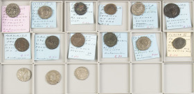 Lot with 15 Roman Antoniniani including Maximianus, Probus, Aurelianus, Gallienus, Treb. Gallus, Her. Etruscus, Tetricus etc. - in total 15 coins in F...