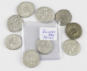 Interesting lot of 9 x AR Antoniniani: 8 x Philip I and 1 x Trajan Decius – VF-VF+