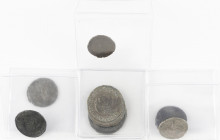 A lot with Roman coins: Antoniniani (2 x Postumus, Gordianus III, Probus and Tetricus I) and 2 x large module Folles (Maximianus and Constantius) - in...