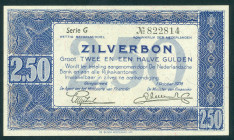 Netherlands - 2½ Gulden 1938 Zilverbon (Mev. 13-1a / AV 11.1a) - UNC/UNC-