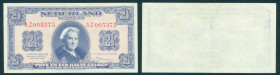 Netherlands - 2½ Gulden 1945 Muntbiljet (Mev. 15-1b / AV 13.1b.2) - MISPRINT - no print on back - ZF/PR or VF/XF