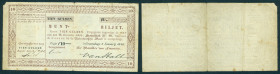 Netherlands - 10 Gulden 1846 Muntbiljet (Mev. 29-1 / AV 20.1 / PL24 / Pick A12) - handwritten Series 263992 and handwritten sign. Smit + Coster, print...