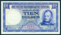 Netherlands - 10 Gulden 1945 II Willem I - Staatsmijnen met foutief geboortejaar (Mev. 46-2 / AV 35.1a) - a.UNC / UNC-
