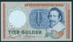 Netherlands - 10 Gulden 1953 Hugo de Groot (Mev. 48-1b / AV 36.1b) - UNC