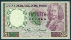 Netherlands - 20 Gulden 1955 Boerhaave (Mev. 60-1 /AV 43.1 / PL53) - PR or XF