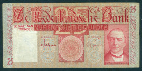 Netherlands - 25 Gulden 1931 Mees REPLACEMENT (Mev. 76-1 / AV 48.1) - # AQ 105421 - F
