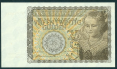 Netherlands - 25 Gulden 1940 Prinsesje I (Mev. 77-1 / AV 49.1) - UNC/UNC-