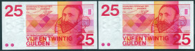 Netherlands - 25 Gulden 1971 Sweelinck met 10 cijfers (Mev. 84-1 / AV 56.1b.2) - UNC / Total 2 pcs. opeenvolgende/consecutive series