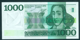 Netherlands - 1000 Gulden 1972 Spinoza (Mev. 155-1 / AV 109.2 / PL128.c) - embossing - XF/UNC