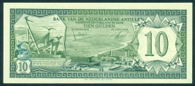 Nederlandse Antillen - 10 Gulden 1.6.1972 Aruba (P. 9b / PLNA17.2b.3) - UNC