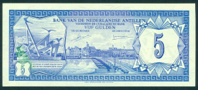 Nederlandse Antillen - 5 Gulden 23.12.1980 (P. 15a / PLNA17.1c) - UNC