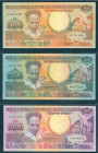 Suriname - Anton de Kom series; 5-10-25-100-500 gulden 1986 + 250 gulden 1988. (P.130-131-132-133-134-135a / PLS 20.1a1-20.2a1-20.3a1-20.4a1-20.5a-20....