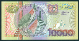 Suriname - 10.000 Gulden 1.1.2000 bonte kuifarend (P. 153) - UNC