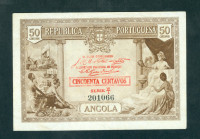 Angola - 50 Centavos 1923 (P. 63) - a.UNC