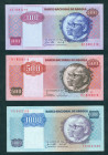 Angola - 100 & 1000 Kwanzas 1984, 500 Kwanzas 1987 (P. 119, 120b, 121a) - UNC, UNC, XF/UNC