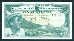 Belgian Congo - 20 Francs 01.12.1956 (P. 31) - VF