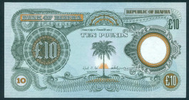 Biafra - 10 Pounds ND (1968-69) withouit serial # (P. 7b) - UNC