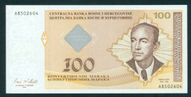 Bosnia-Herzegovina - 100 Convertible Maraka 2002 N. Sop (P. 69b) - UNC