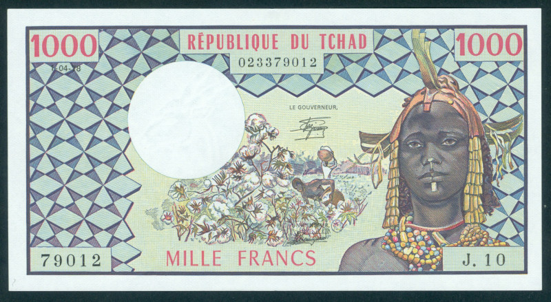 Chad - 1000 Francs 1.4.1978 (P. 3c) - UNC