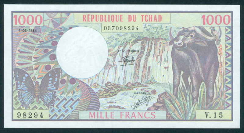 Chad - 1000 Francs 01.06.84 (P. 7) - UNC