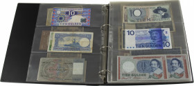 Nederland - Album banknotes NL including 10 Gulden Lieftinck, 20 Gulden Stuurman, Boerhaave, 25 Gulden Flora, Salomo, 50 Gulden Oestereetster, Zonnebl...