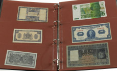 Nederland - Collection banknotes NL in 2 albums including 20 Gulden Stuurman, Emma, 25 Gulden Salomo, 50 Gulden Oestereetster, 100 Gulden 1947, 250 Gu...
