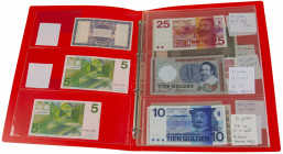Nederland - Kleine collectie biljetten NL vnl. modern wo. 50 Gulden Zonnebloem, 100 Gulden Snip, etc.