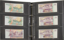 Overzeese Gebiedsdelen - Collection banknotes Suriname from 5 Gulden 1991 till 10.000 Gulden 1999 (P. 136, 137, 138, 139, 140, 141, 142, 143, 144), wi...