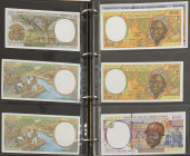 Afrika - Album banknotes Afrika including Central African Republic, Central African States, Chad, Eq. Guinea + West African States - all described wit...