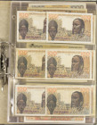 Afrika - Album banknotes West-Africa, Mali + Guinee - Total 90 pcs.