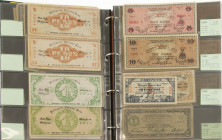 Azië / Asia - Album banknotes Asia including Philippines, Tajikistan, Turkmenistan + Uzbekistan - all described with Pick catalog numbers/value - Tota...