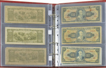 Brazilië - Album banknotes Brazil 1-10.000 Cruzeiros, 1 + 5 mil Reis - Total ca. 142 pcs.