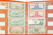 Cuba - Album banknotes Cuba 1957-1996 all described with Pick catalog numbers/value - Total 40 pcs. in UNC