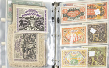 Duitsland - Excellent and wide collection of Clothmoney/Stoffgeld from Bielefeld all in beautifull condition. Including many high catalog valued notes...