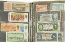 Europa - Album banknotes Czechoslovakia, Hungary, Poland, etc.