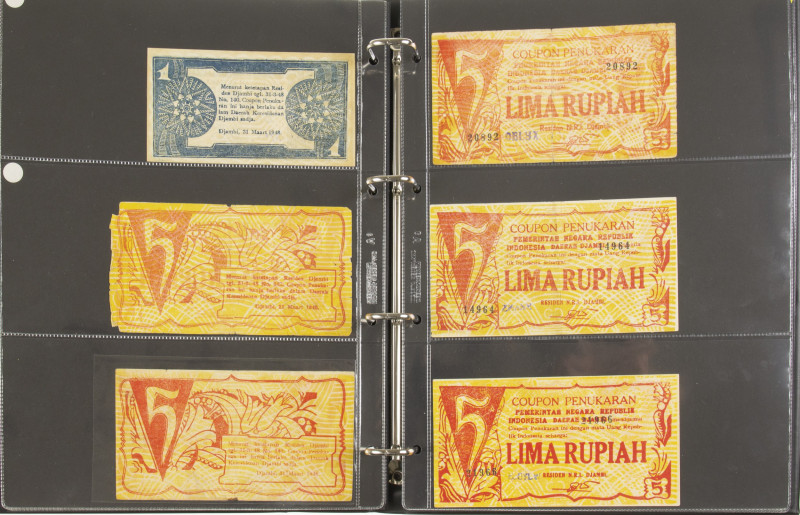 Indonesië - Djambi - group lot ½ + 2½ Rupiah october and november 1948 (P. S261a...