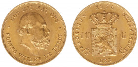 Nederland - Gouden Tientjes 1875 - 1933 - 10 Gulden 1875 - Gold - VF/XF