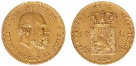 Nederland - Gouden Tientjes 1875 - 1933 - 10 Gulden 1875 - Gold - XF