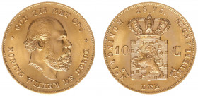 Nederland - Gouden Tientjes 1875 - 1933 - 10 Gulden 1875 - Gold - XF/UNC