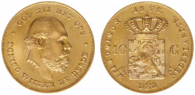 Nederland - Gouden Tientjes 1875 - 1933 - 10 Gulden 1875 - Gold - XF/UNC
