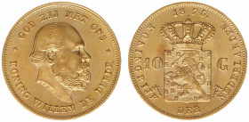 Nederland - Gouden Tientjes 1875 - 1933 - 10 Gulden 1875 - Gold - XF/UNC
