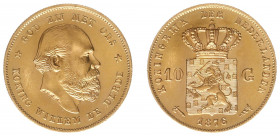 Nederland - Gouden Tientjes 1875 - 1933 - 10 Gulden 1876 - Gold - XF