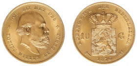 Nederland - Gouden Tientjes 1875 - 1933 - 10 Gulden 1876 - Gold - XF