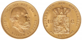 Nederland - Gouden Tientjes 1875 - 1933 - 10 Gulden 1880 - Gold - XF