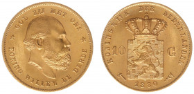 Nederland - Gouden Tientjes 1875 - 1933 - 10 Gulden 1880 - Gold - XF