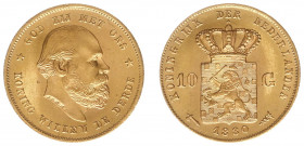 Nederland - Gouden Tientjes 1875 - 1933 - 10 Gulden 1880 - Gold - good XF