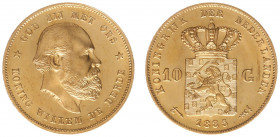 Nederland - Gouden Tientjes 1875 - 1933 - 10 Gulden 1885 - Gold - XF